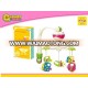 Q-BABY Electric Funny musical baby mobile toy high quality