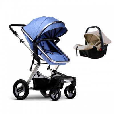 Baby Products Shockproof Kids trolley 3 in 1 parasol baby strollers with carseat