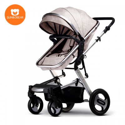 Wholesale Luxury Travel Baby Stroller With Car Seat Durable Baby Pram 3 In 1